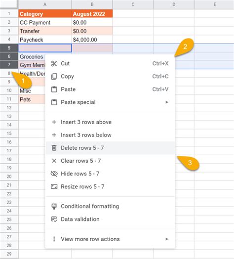 how to delete multiple rows in google sheets|How to☝️ Delete Rows in Google Sheets [Desktop & Mobile Gui.